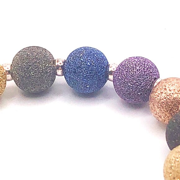 Kenneth Jay Lane Multicolor Beaded Bracelet w/ Magnetic Clasp - Picture 5 of 11